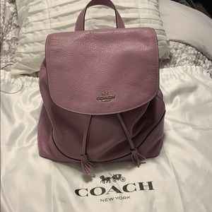 💜 Coach Elle Backpack in Jasmine purple
